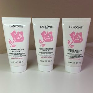 3*Lancome Cream Mousse Cleansing Creamy-Foam